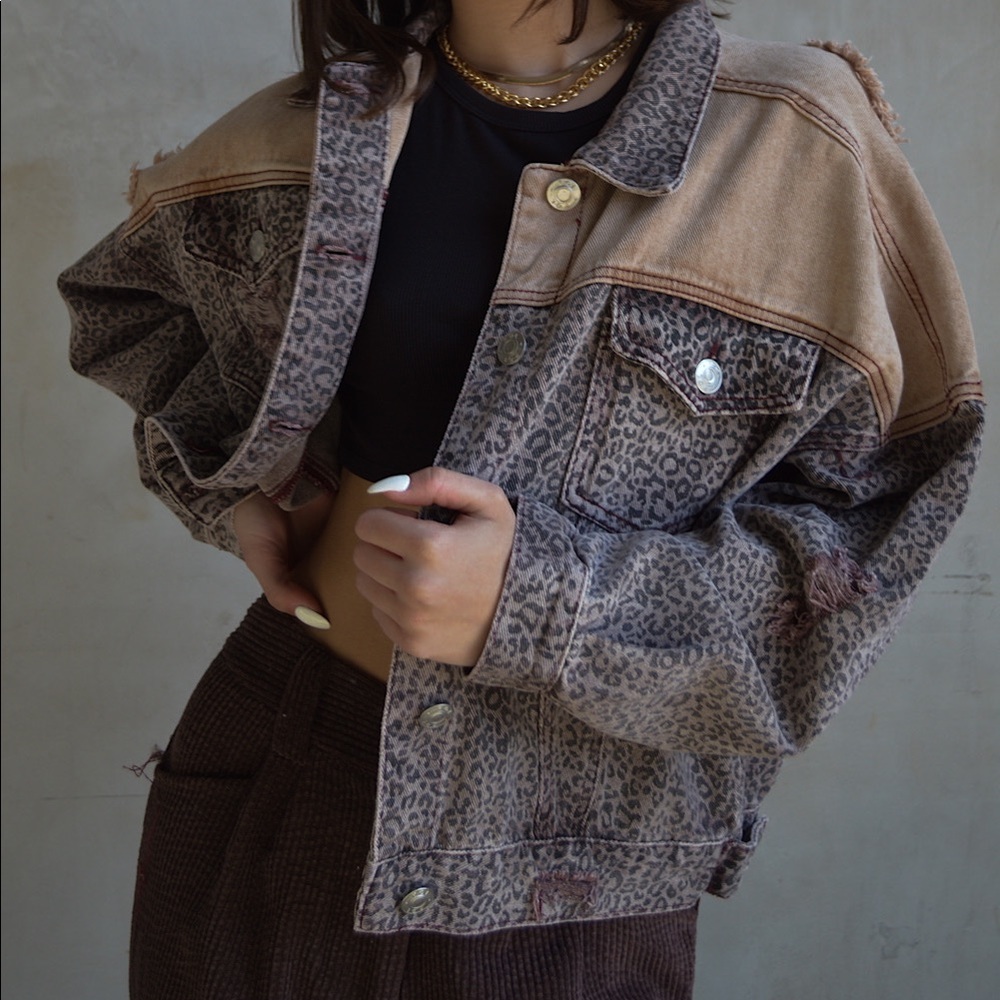 Animal Style Jacket Denim Relaxed Fit - Picture 5 of 6